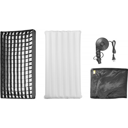 1732182024-1846606.jpg Godox Knowled Air softbox(grid, skirt ) for F400R FA400 – Bild 1