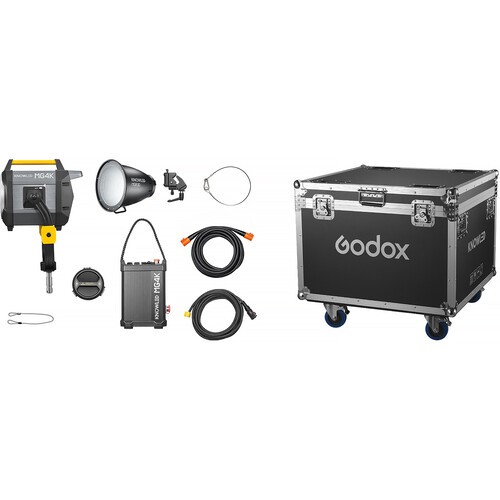 1758101342-1920274.jpg Godox Knowled MG4K Kit1 G-mount Bi-color COB light with plastic hard case – Bild 1