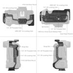 SmallRig Cage for Canon EOS R5 Mark II with Battery Grip BG-R20 5623 – Bild 12