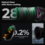K&F Concept Nano-X 82mm variabilní ND2-32 + cirkulární polarizační filtr 2 v 1 – Bild 5