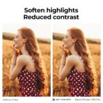 K&F 100*100*2mm,Square Filter Black Mist 1/8, Optical glass, HD, Scratch-Resistant, Anti-Reflection – Bild 6