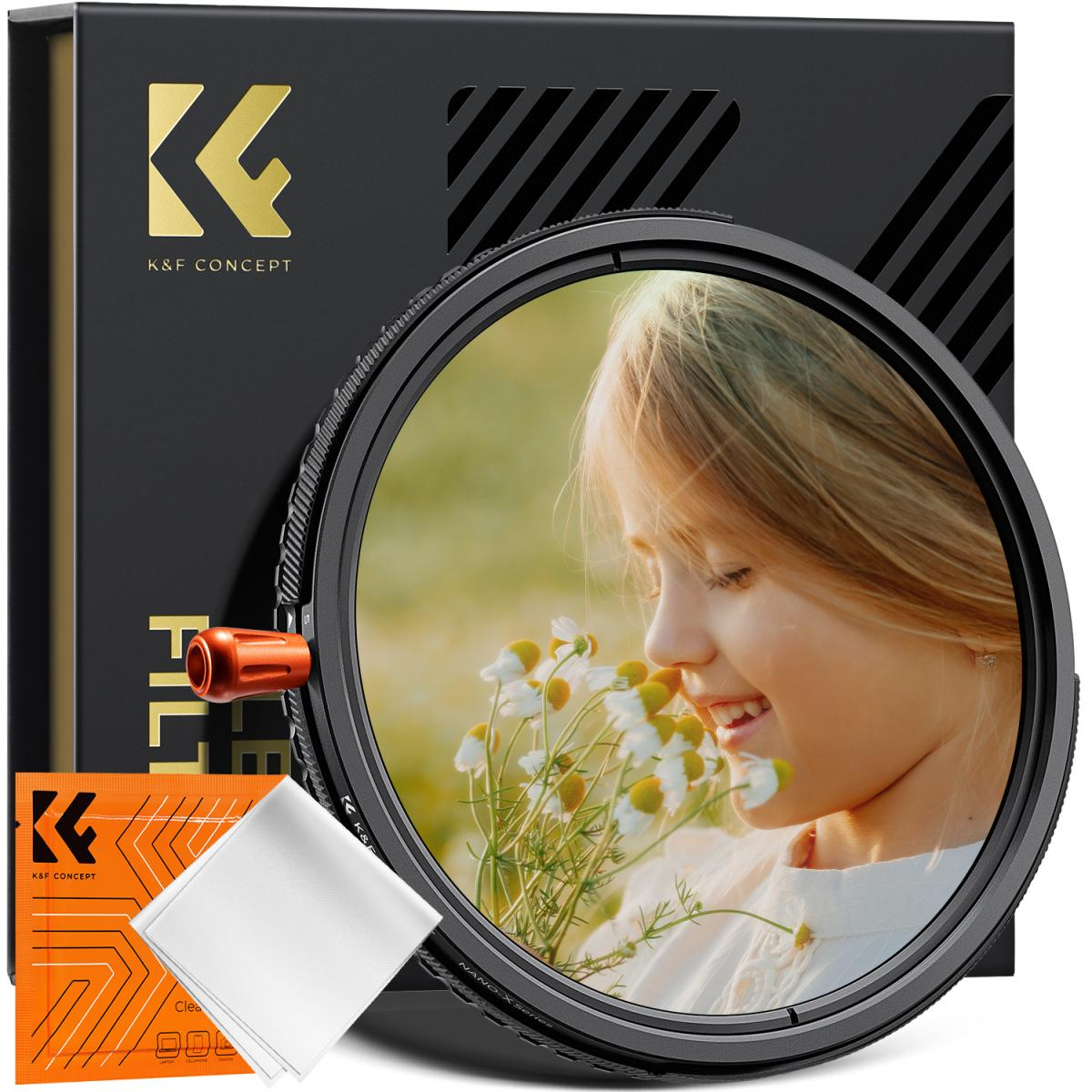 kf012928v2-1-1200x1200-1.jpg K&F 72MM NANO X Serie-3-in-1 Multi-Function Variable ND2-32&CPL& Black Mist 1/4, ultra-thin – Bild 1