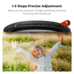 K&F 72MM NANO X Serie-3-in-1 Multi-Function Variable ND2-32&CPL& Black Mist 1/4, ultra-thin – Bild 5