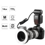 K&F KF150 TTL Marco Ring Flash for Canon EOS Rebel GN14 – Bild 2
