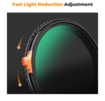 K&F 82MM MultifunctionTrue Color ND2~32+CPL with 28 Layers of Anti-reflection Green Film Waterproof – Bild 2