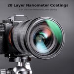 K&F 82mm Magnetic 3pcs Filter Kit, MCUV+CPL+ND1000+Filter Ring, HD, Waterproof, Anti Scratch, Green – Bild 9