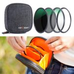 K&F 82mm Magnetic 3pcs Filter Kit, MCUV+CPL+ND1000+Filter Ring, HD, Waterproof, Anti Scratch, Green – Bild 10