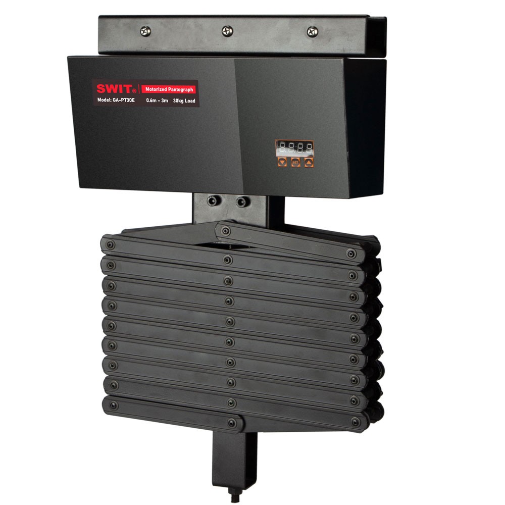 swit-ga-pt30e-001.jpg SWIT GA-PT30E | DMX Motorized Precise Pantograph hinge (for hook), max 23kg load, 3m length, no hook – Bild 1