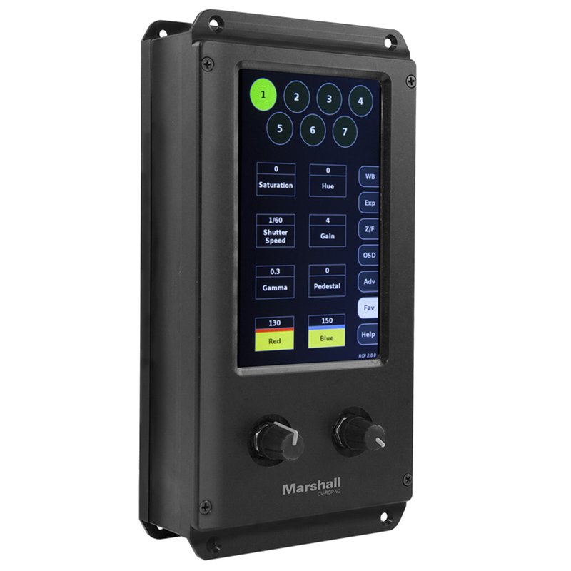 syntex-marshall-cv-rco-v2-main-01.jpg Marshall Electronics Touchscreen RCP Kamerasteuerung V2 – Bild 1