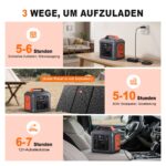 SBAOH Portable Power Station,296 Wh Solar Generator With 300 W Output, Mobile Power Supply For Garden, Travel, Camping, Motorhome, Emergency – Bild 8