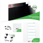 9,90 kWp PV-Komplettset mit 22x Jolywood 450 W Niwa Black R3 Bifazial Glas/Glas & RCT Speicher – inkl. K2 Unterkonstruktion für Ziegeldächer