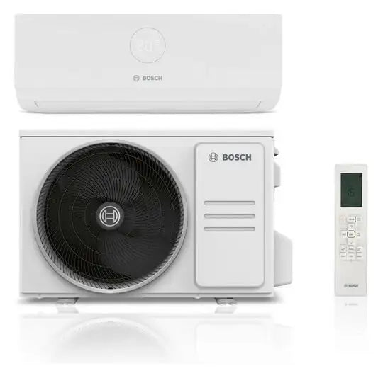 BoschSingleSplitKlimaanlageKomplett-SetCL3000i-Set.jpg Bosch Single Split Klimaanlage Komplett-Set CL3000i-Set 70 WE Außen- und Inneneinheit, 7,0 kW – Bild 1