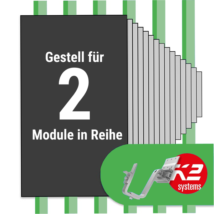 K2PaketZiegeldach_1Reihex2Modul_K24S_JederSparren.png K2 Montage Paket Ziegeldach: 1 Reihe x 2 Module (K2 4S: Jeder Sparren) – Bild 1