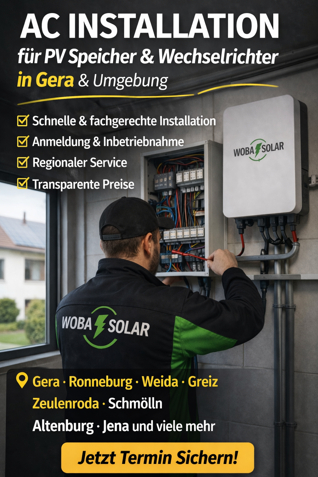 WOBA_SOLAR_AC_Installation_fuer_PV_Speicher_Wechselrichter_in_Gera_Umgebung.png AC Installation für PV Speicher & Wechselrichter in Gera & Umgebung – Bild 1