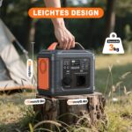 SBAOH Portable Power Station,296 Wh Solar Generator With 300 W Output, Mobile Power Supply For Garden, Travel, Camping, Motorhome, Emergency – Bild 5