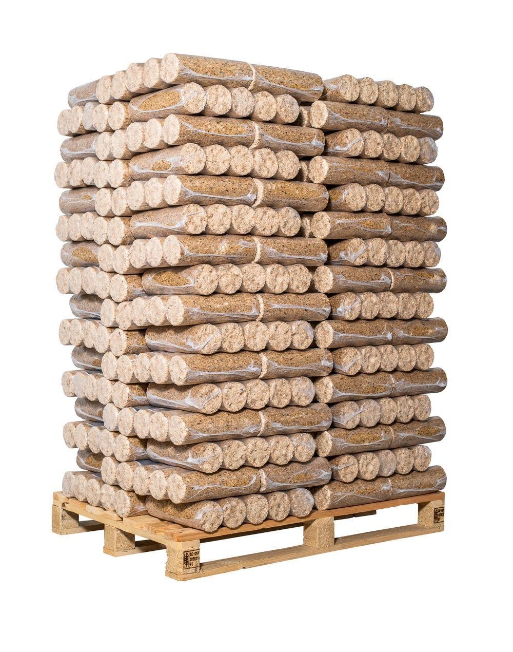 Nadelholz.jpeg NESTRO Holzbriketts Nadelholz 960 kg Palette – Bild 1