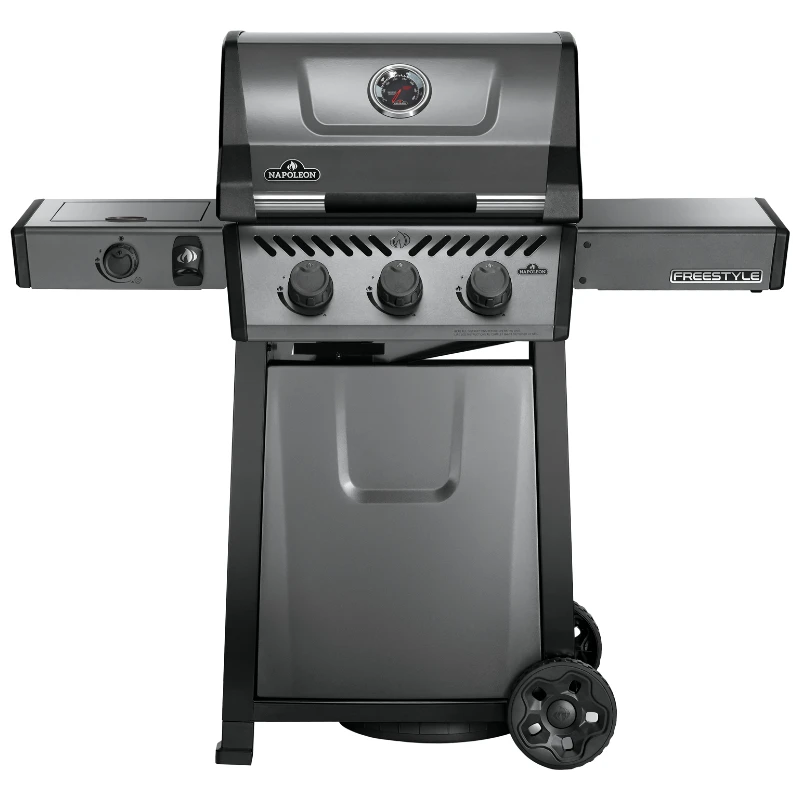 napoleon-365-freestyle-graphit-mit-seitenbrenner.webp Napoleon Freestyle 365 Gasgrill Graphit mit Seitenbrenner – Bild 1